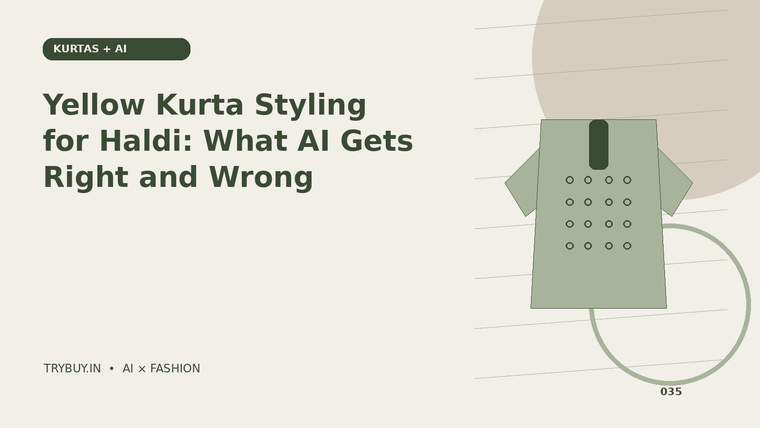 Yellow Kurta Styling for Haldi: What AI Gets Right and Wrong