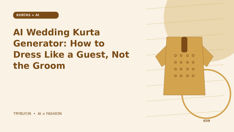 AI Wedding Kurta Generator: How to Dress Like a Guest, Not the Groom