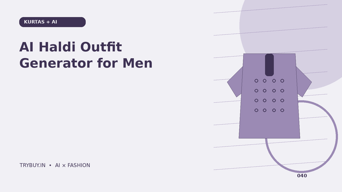 AI Haldi Outfit Generator for Men