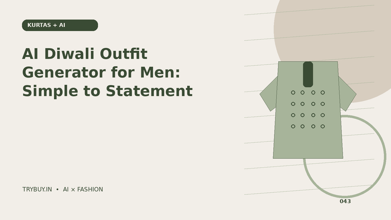 AI Diwali Outfit Generator for Men: Simple to Statement