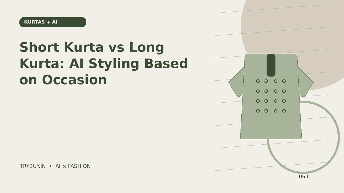 Short Kurta vs Long Kurta: AI Styling Based on Occasion