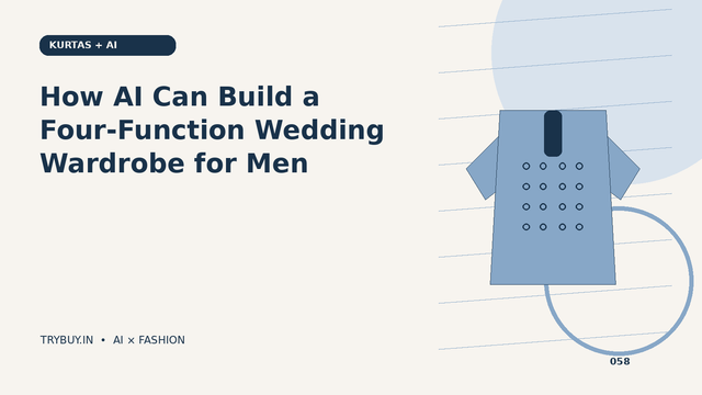 How AI Can Build a Four-Function Wedding Wardrobe for Men