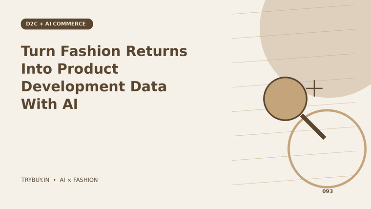 Turn Fashion Returns Into Product Development Data With AI