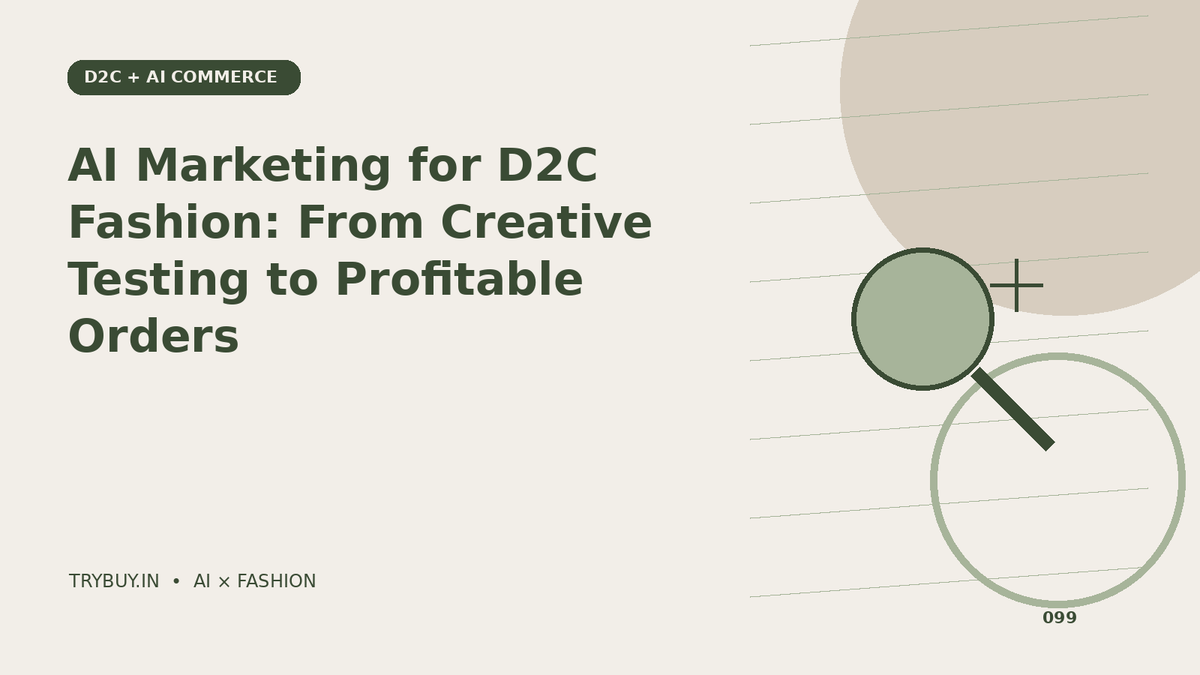 AI Marketing for D2C Fashion: From Creative Testing to Profitable Orders