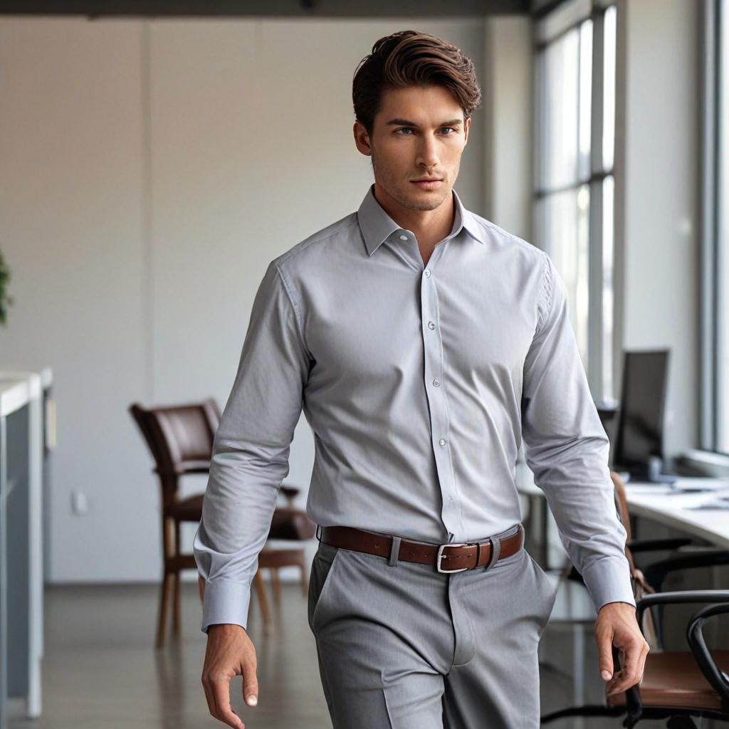 grey shirt for men