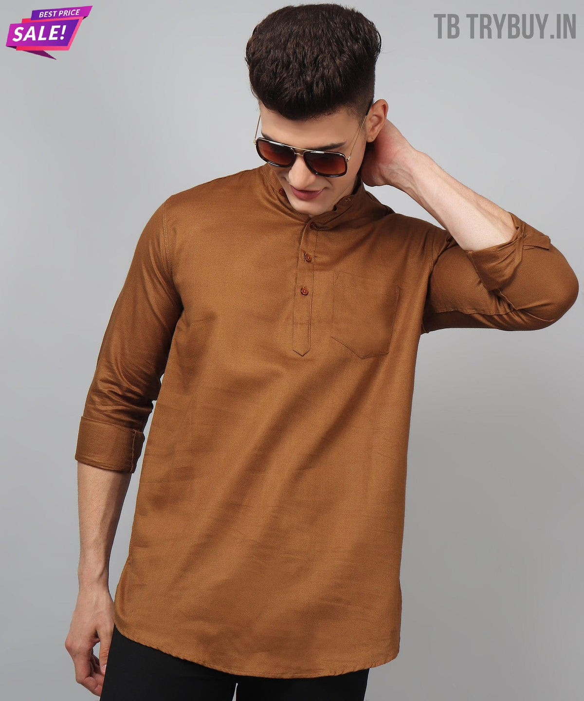 TryBuy linen cotton kurta for men summer wedding and puja styling guide