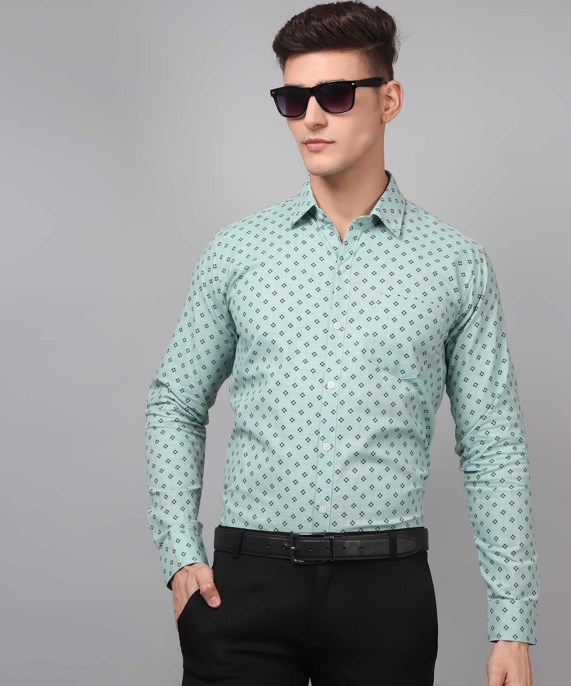 Elevate Your Elegance: The Timeless Charm of Printed Classic Cotton Shirts