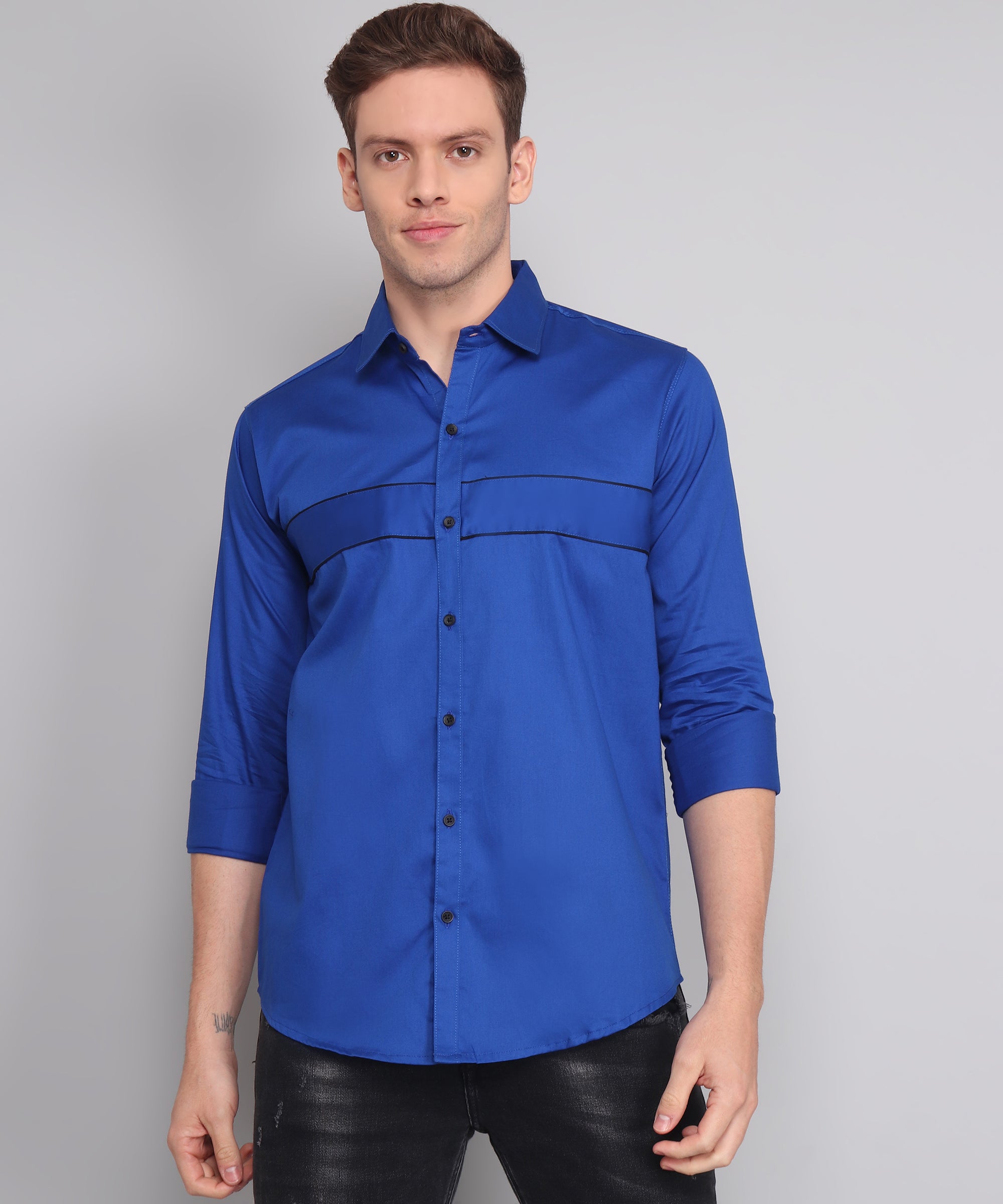 Blue Horizons: Navigating Style with Versatile Blue Shirts for Men