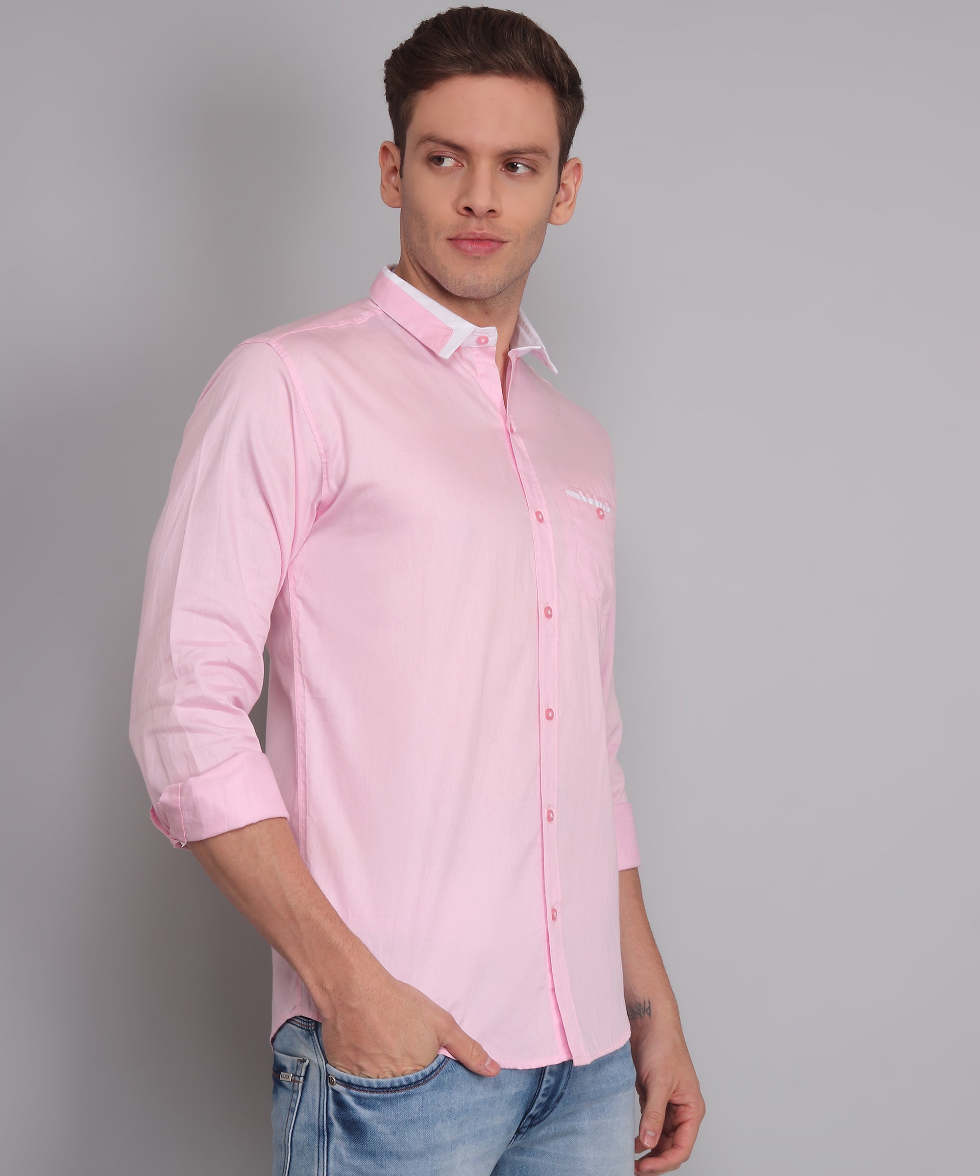 Blushing Elegance: Embracing Casual Chic with Light Pink Shirts