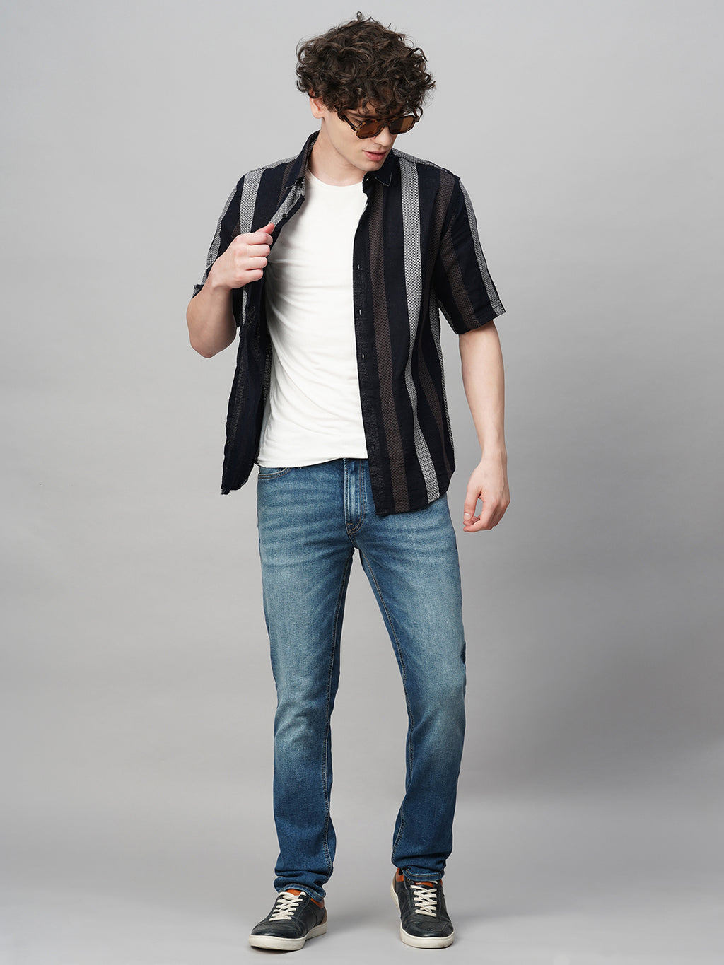 Crochet Button Up Shirt