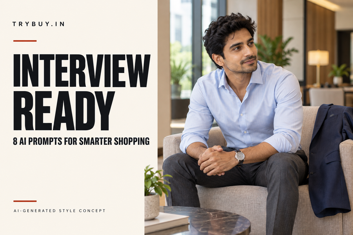 IA-generated cover reading “INTERVIEW READY”: a man in a light blue shirt sits beside a navy blazer.