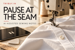 Pause at the Seam: AI-Assisted Notes for Sewing Demonstrations