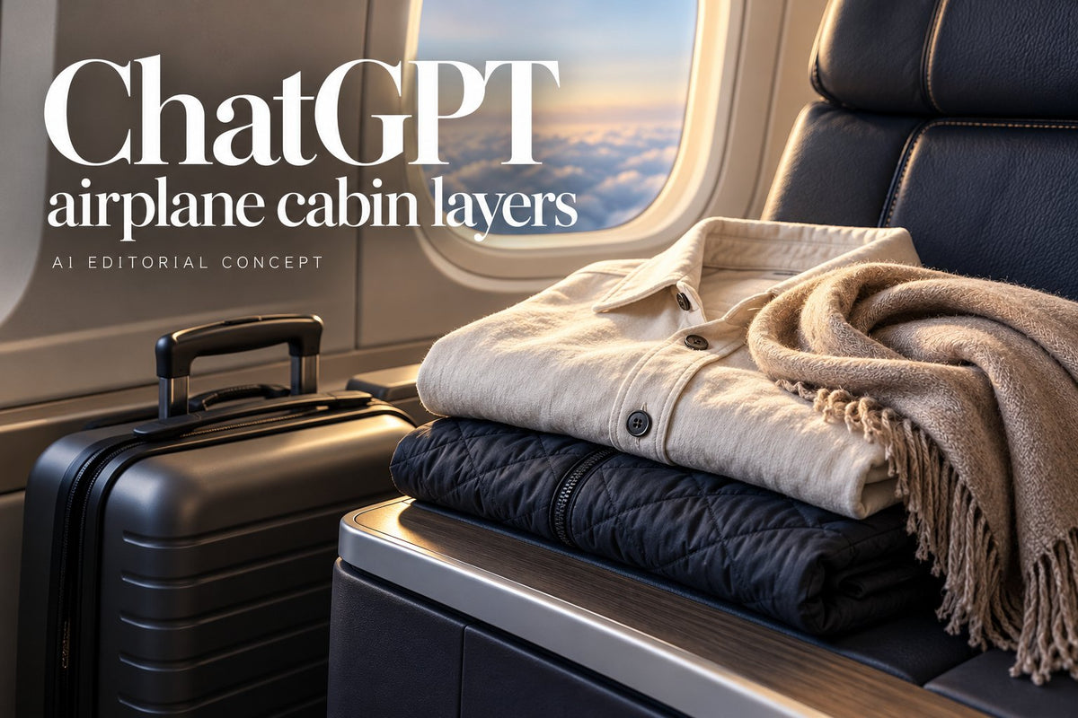 ChatGPT — airplane cabin layer storage — AI-generated editorial concept