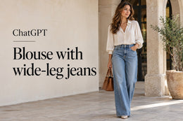 ChatGPT Prompts: Blouse with wide-leg jeans