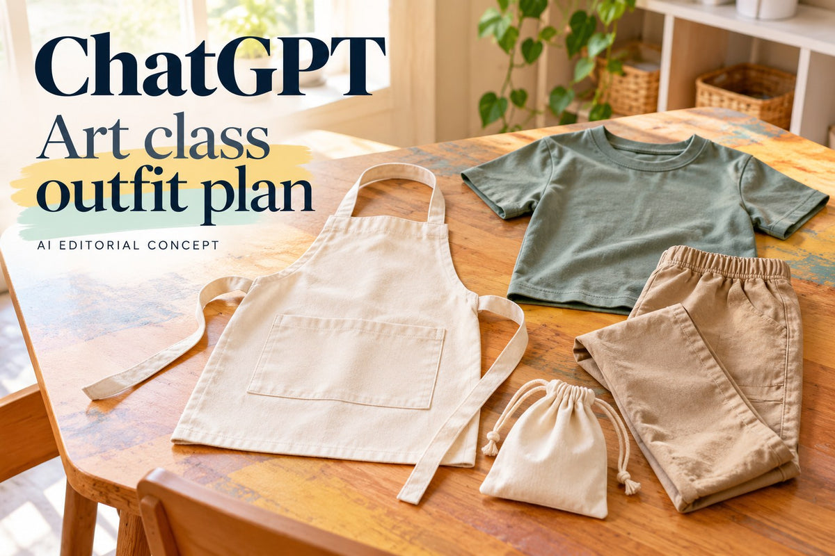 ChatGPT — Art class outfit plan — AI-generated editorial concept