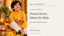 12 ChatGPT prompt for bambini’ Diwali kurta Photos