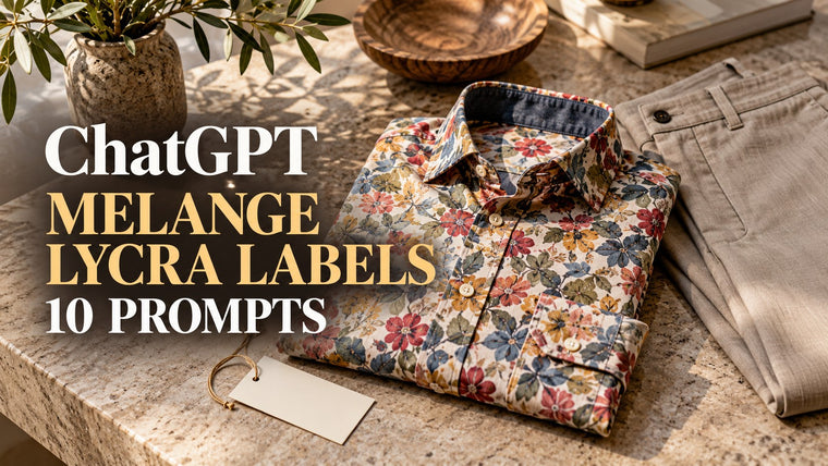 ChatGPT Prompts: Melange Lycra Shirt Labels