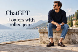 ChatGPT prompts: Loafers with rolled jeans