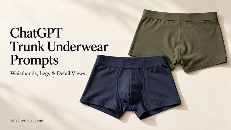 ChatGPT Men’s Trunk Underwear Prompts: 8 Detail and Colour Ideas