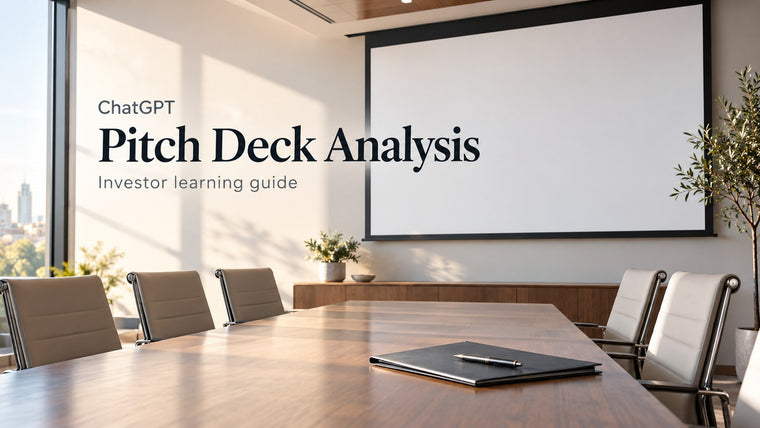ChatGPT Prompts for Pitch Deck Analysis: Questions Angel Investors Should Ask