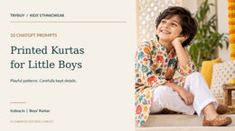 10 ChatGPT prompt for stampato bambini’ kurta Photos