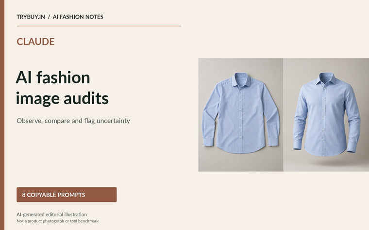 Claude Prompts for Auditing AI Fashion Images Against Product References