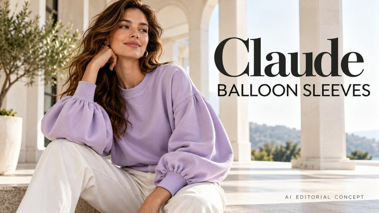 Claude Balloon-Sleeve Sweatshirt Briefs: Keep Volume Above the Cuff