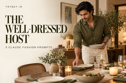 What to Wear When Hosting at Home: 5 Claude Fashion Prompts for Men