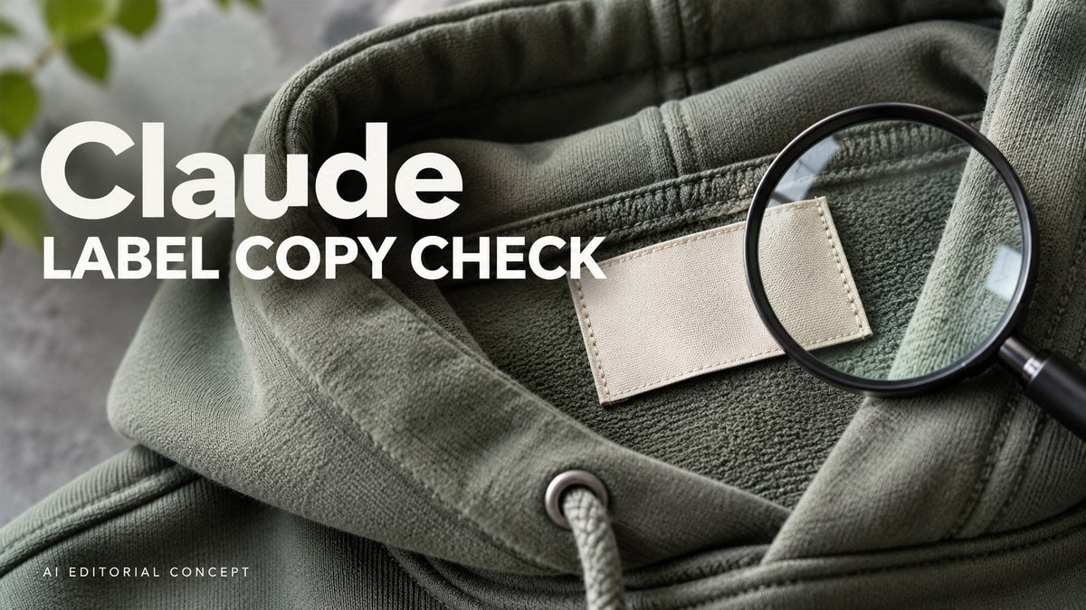 Claude Hoodie Label-Copy Prompts – TryBuy®