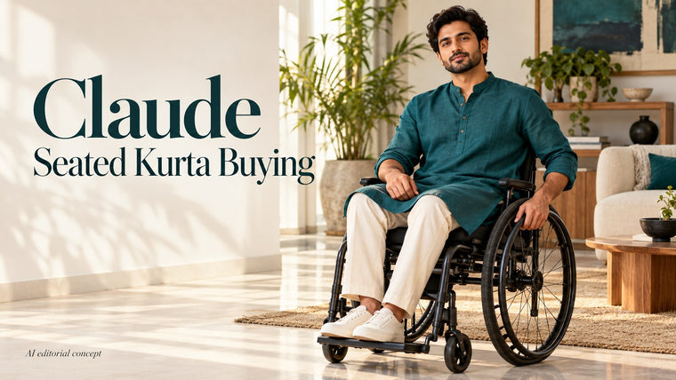Claude Seated Kurta Buying Prompts for Wheelchair Users