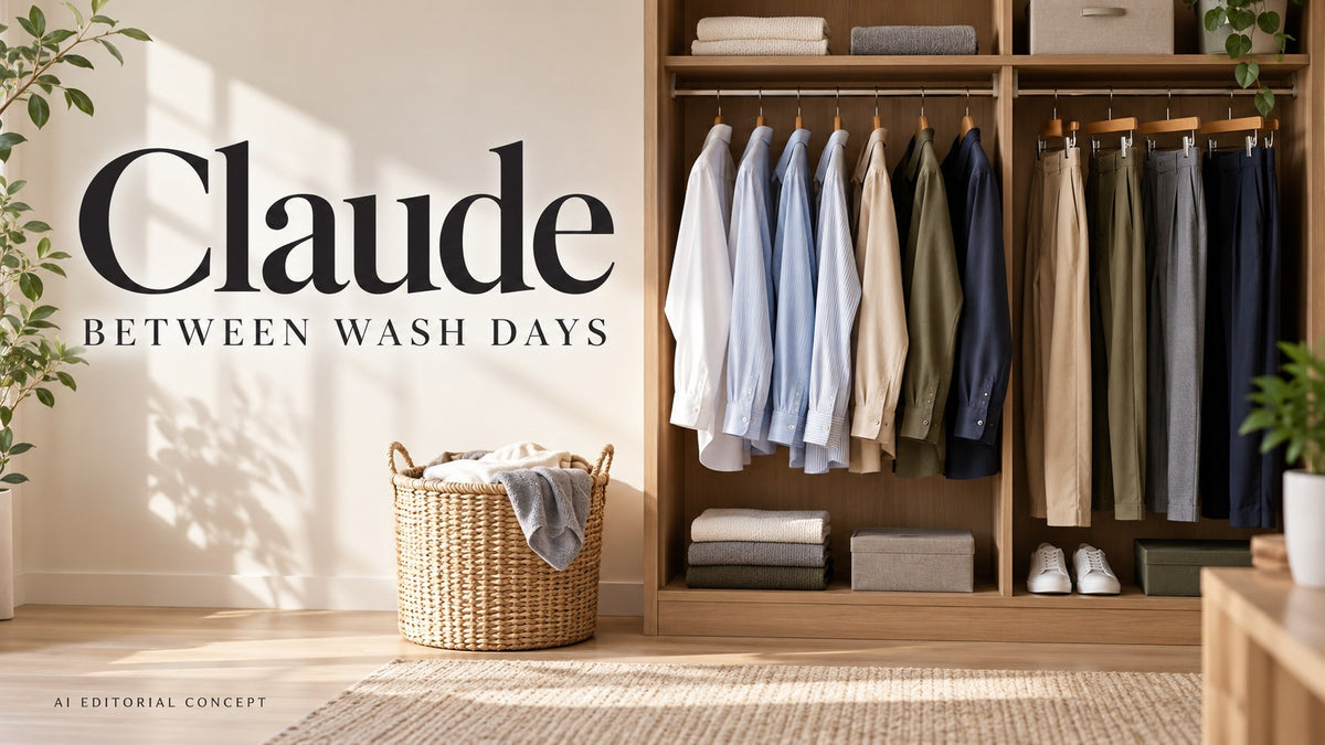 AI editorial concept: Claude Wardrobe Prompts for a Laundry Gap: Count Wearable Outfits First