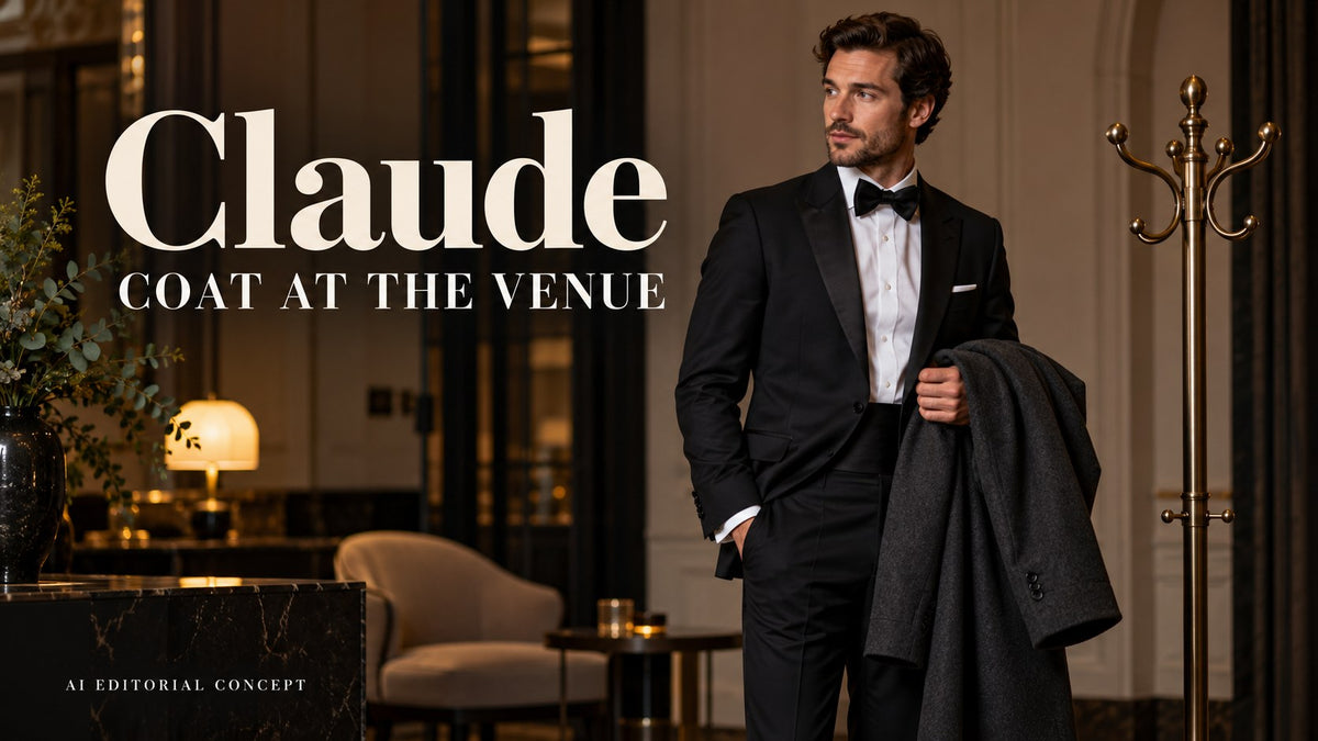 AI editorial concept: Claude Wedding Outfit Prompts: Plan a Removable Coat at the Venue