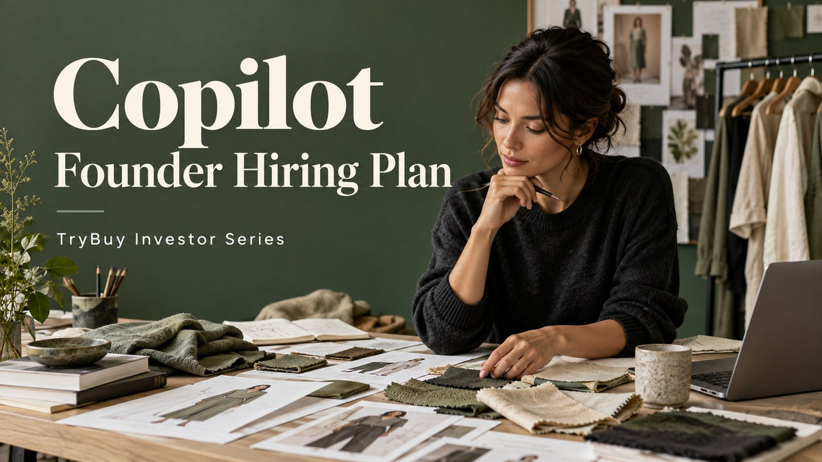 Copilot — Founder Hiring Plan. AI-generated editorial concept; not a catalogue photograph.