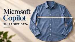 Microsoft Copilot Men’s camisa tamanho prompts: Separate Body and Garment Measurements