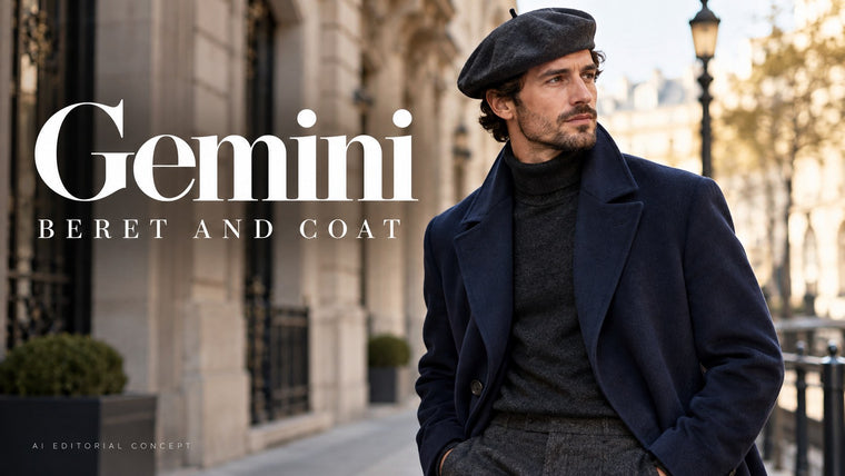 Gemini Beret and Coat Prompts: Preserve the Hat Edge and Natural Head Shape
