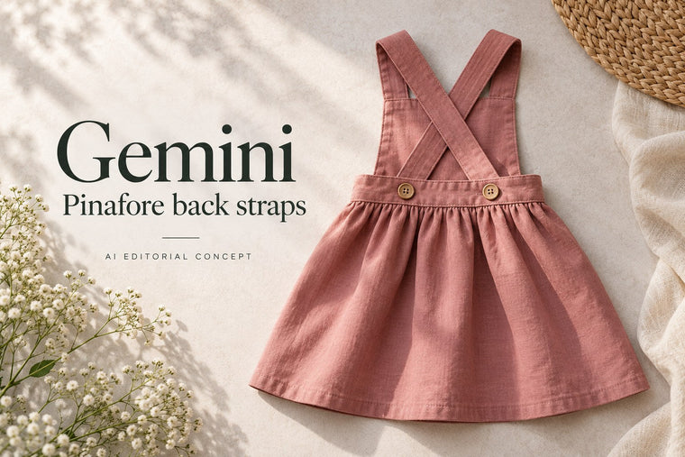 Gemini Children’s Pinafore Cross-Strap Back Prompts