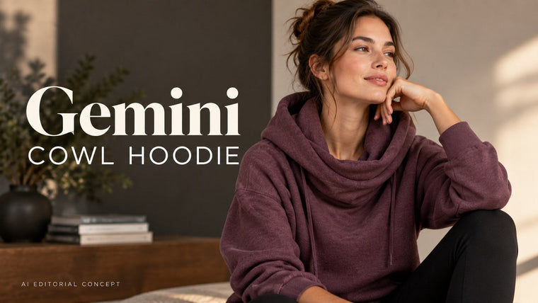 Gemini Cowl-Hoodie Image Prompts: Keep the Overlap at the Neck Attached