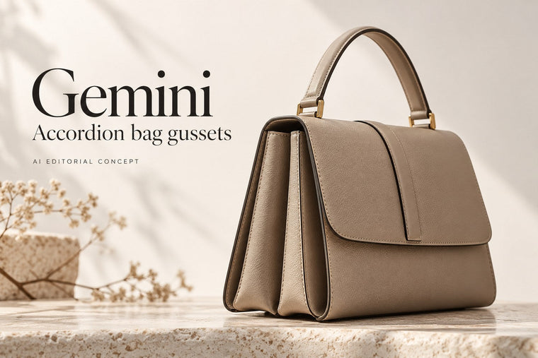 Gemini Handbag Accordion-Gusset Image Prompts
