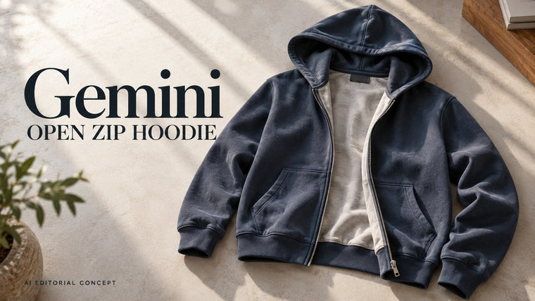 Gemini Open Zip-Hoodie Image Prompts: Keep the Two Front Panels Separate