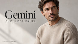 Gemini Saddle-Shoulder Knitwear Prompts: Keep the Shoulder Panel Distinct