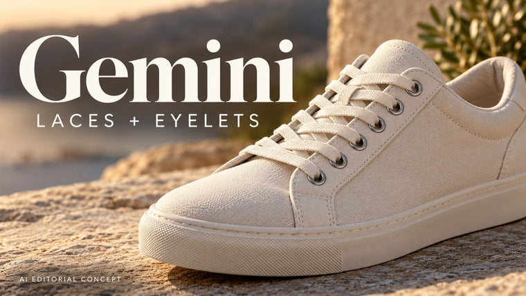 Gemini Trainer prompt d'images: Keep the Laces and Eyelets Believable