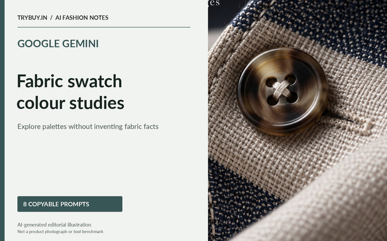 Google Gemini Fabric Swatch Prompts: Explore Menswear Colour Stories