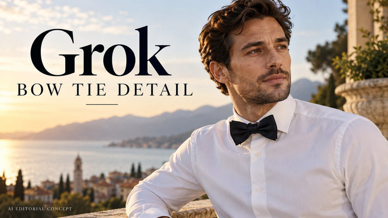 Grok Bow-Tie Shirt Prompts: Keep the Knot, Wings and Collar Separate