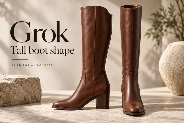 Grok Fashion Riding-Boot Shape Image Prompts