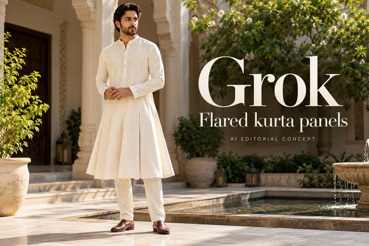 Grok Flared Kurta Side-Panel Image Prompts