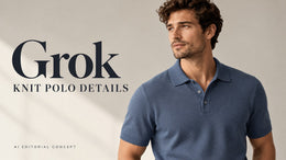 Grok Knit Polo Image Prompts: Preserve the Placket and Ribbed Edges
