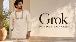 Grok Kurta 刺绣 Border Prompts: Preserve Corners Where the Trim Turns