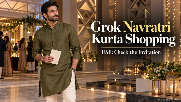 Grok Navratri Kurta Shopping Prompts for Indians in the UAE