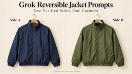 Grok Reversible Jacket Prompts: Two Sides, One Verified Garment