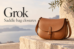 Grok Saddle-Bag Flap Closure Image Prompts